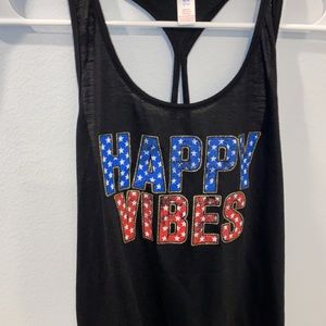 Tank top with Frayed Bottom